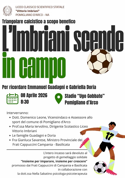 L'IMBRIANI SCENDE IN CAMPO
