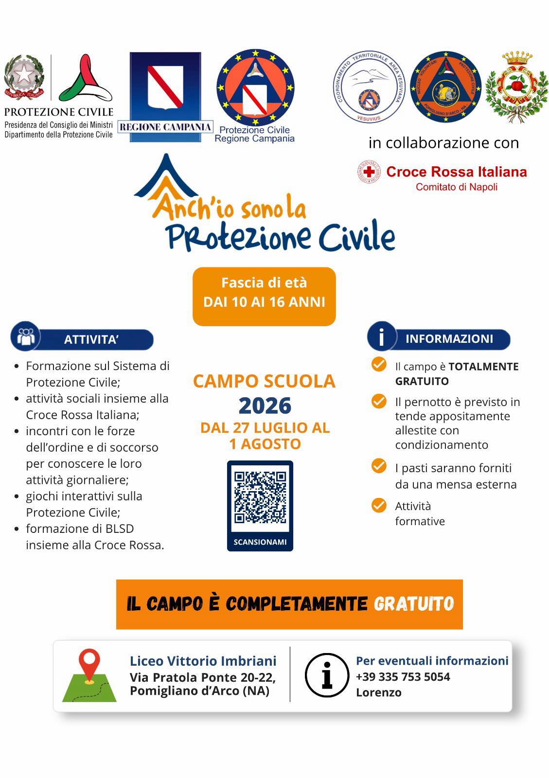ANCH'IO SONO LA PROTEZIONE CIVILE